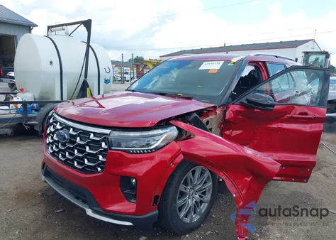 2025 Ford Explorer Platinum из США, поврежденный, VIN 1FMUK8HH7SGA62067